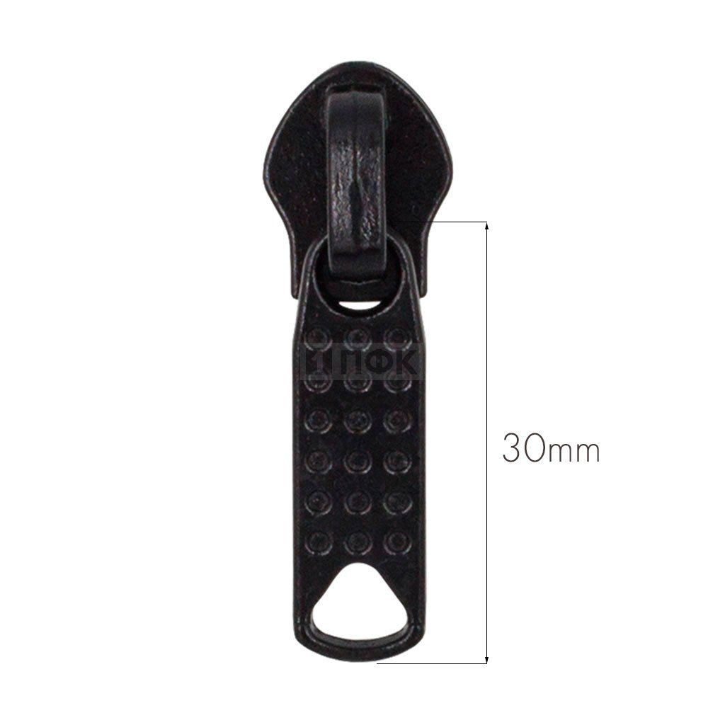 Бегунок для спиральной (витой) молнии тип 8 галант "18 точек" цв 322 черный (уп 500шт/5000шт) — ПФКР Бегунок для спиральной (витой) молнии тип 8 галант "18 точек" цв 322 черный (уп 500шт/5000шт)