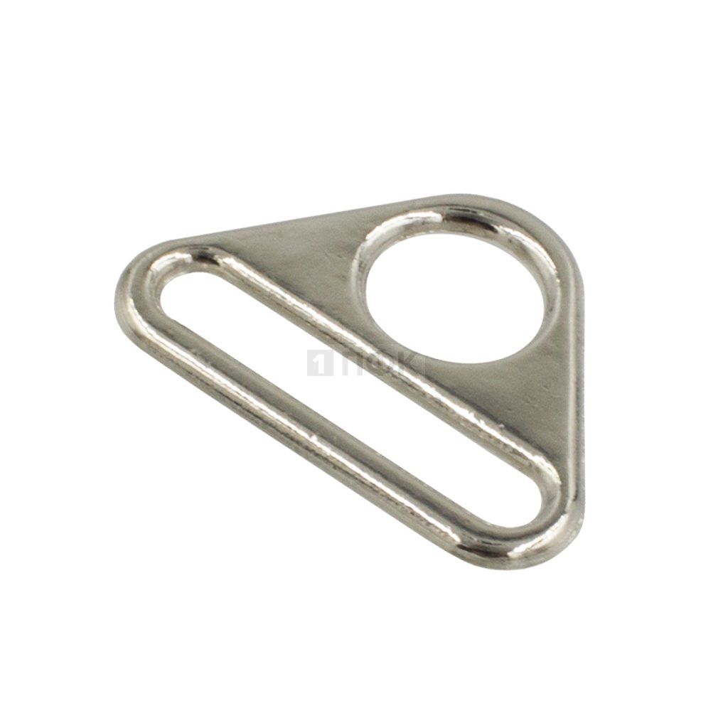 Пряжка металлическая треугольник 32мм никель (уп 500/5000шт) 5,3 гр — ПФКР Пряжка металлическая треугольник 32мм никель (уп 500/5000шт) 5,3 гр