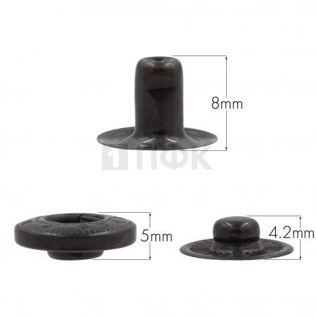 3 Части кнопки для одежды 15мм Альфа нерж цв оксид (уп 720шт) DNG 3 Части кнопки для одежды 15мм Альфа нерж цв оксид (уп 720шт) DNG