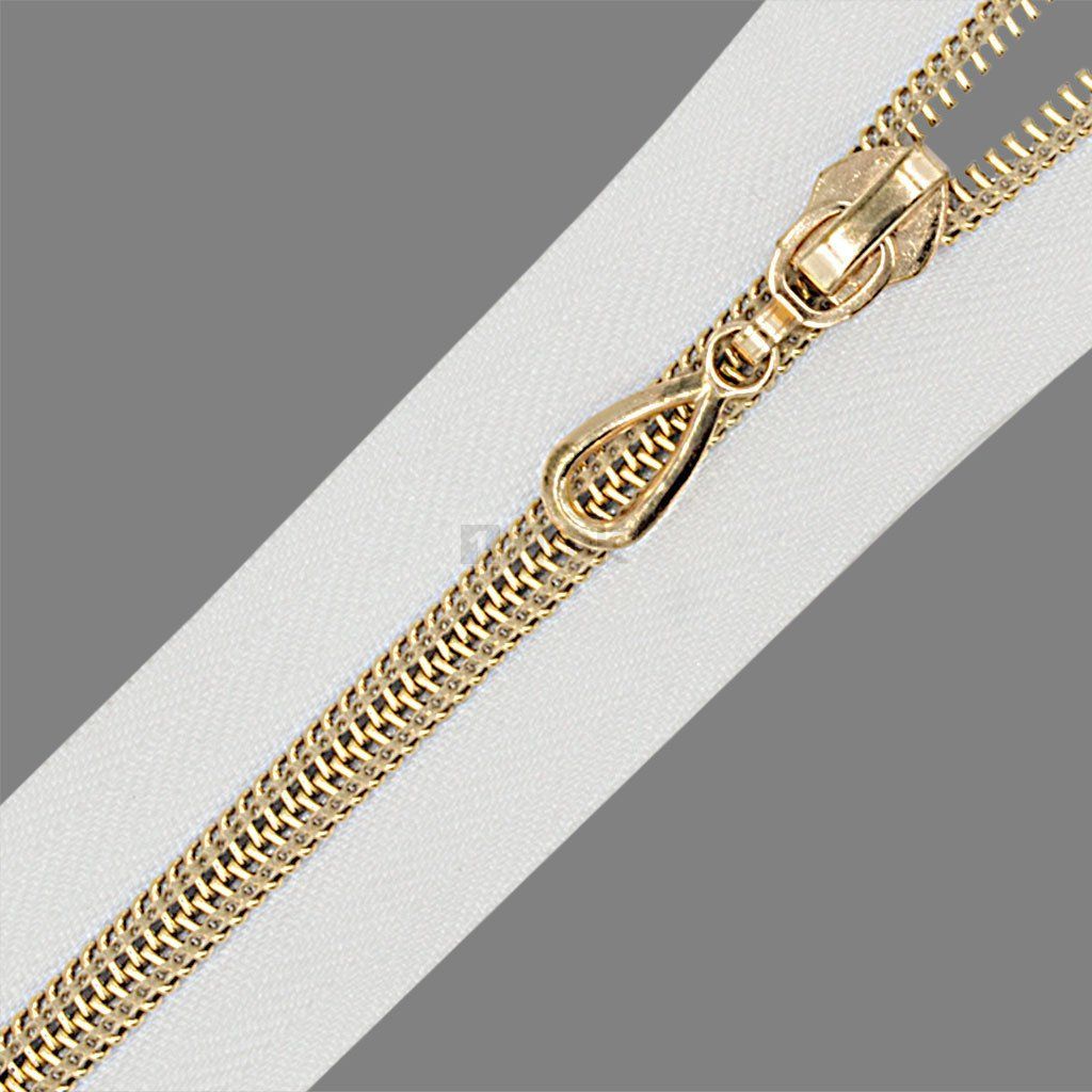 Молния спиральная (витая) тип 7 60см разъем цв 101 зв Rus Gold (уп 100шт) — ПФКР Молния спиральная (витая) тип 7 60см разъем цв 101 зв Rus Gold (уп 100шт)