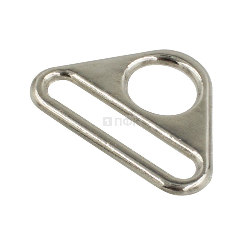 Пряжка металлическая треугольник 38мм никель (уп 500/5000шт) 7,73гр — ПФКР Пряжка металлическая треугольник 38мм никель (уп 500/5000шт) 7,73гр