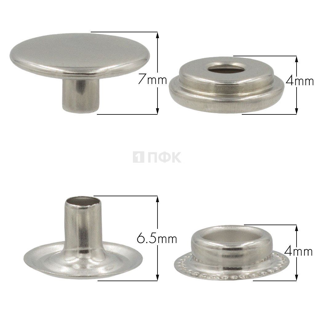 Кнопка для одежды 15мм №61 нерж цв никель (уп 720шт) NEW STAR — ПФКР Кнопка для одежды 15мм №61 нерж цв никель (уп 720шт) NEW STAR