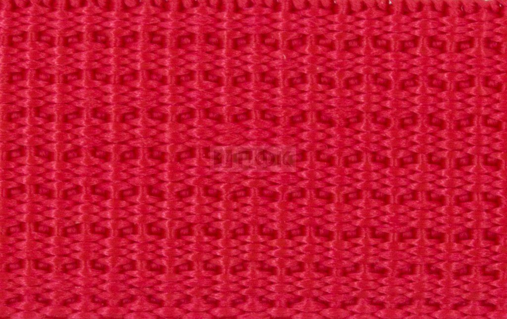 Стропа текстильная (лента ременная) арт.КС 25мм 20 гр/м цв красный (рул 100м/уп 1000м)