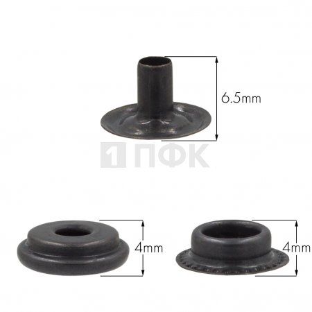 3 Части кнопки для одежды 15мм №61 нерж цв оксид (уп 720шт) NEW STAR 3 Части кнопки для одежды 15мм №61 нерж цв оксид (уп 720шт) NEW STAR