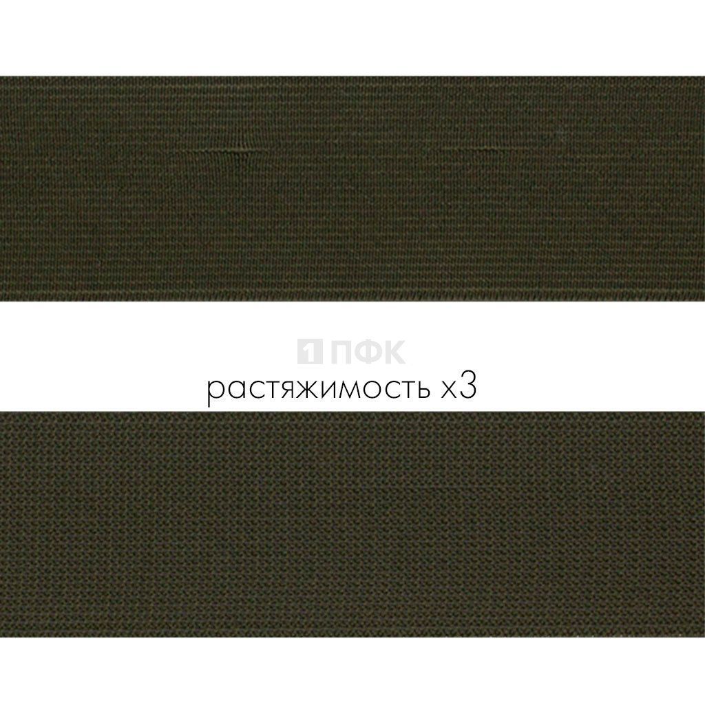 Резинка тканая 40мм 29 гр/м цв черный (уп 30м/240м)