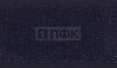 Лента контактная пришивная (липучка/велькро) 30мм цв 075 синий тем (рул 25м/кор 400м)