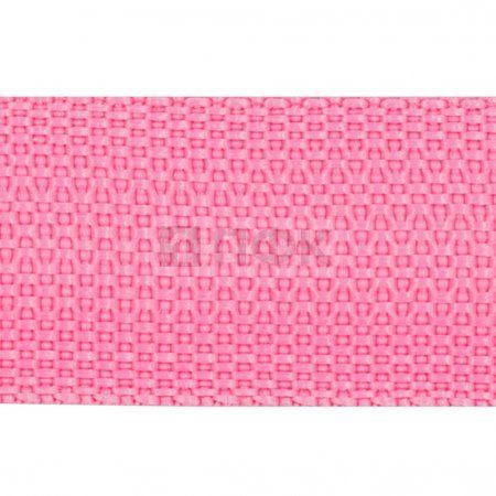 Стропа текстильная (лента ременная) 30мм 17,5 гр/м цв 800 розовый (рул 50м/уп 3000м)