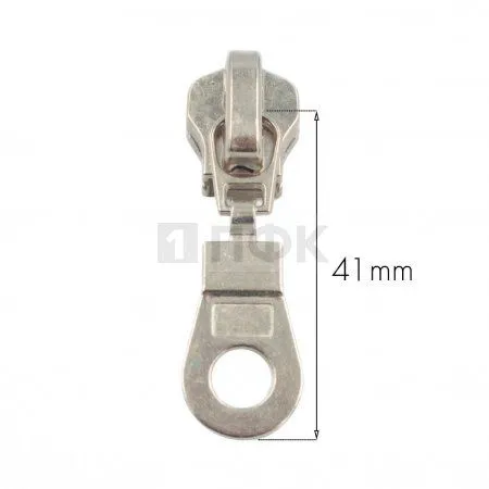 Бегунок металл тип 10 автомат цв никель (уп 500шт/2500шт)