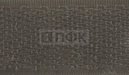 Лента контактная пришивная (липучка/велькро) 50мм цв 081 серый тем (рул 25м/кор 250м)