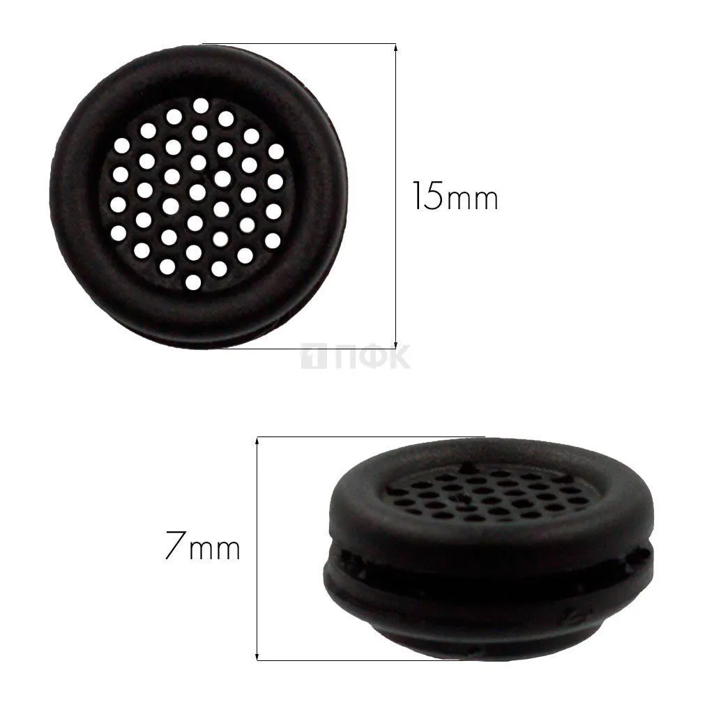 Клапан для вентиляции ВН-600 ПА цв черный (уп 1000шт) — ПФКР Клапан для вентиляции ВН-600 ПА цв черный (уп 1000шт)