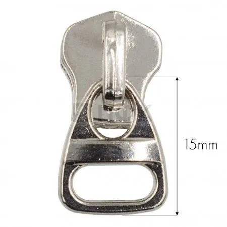 Бегунок металл тип 5 галант 5D цв никель (уп 500шт/2500шт)