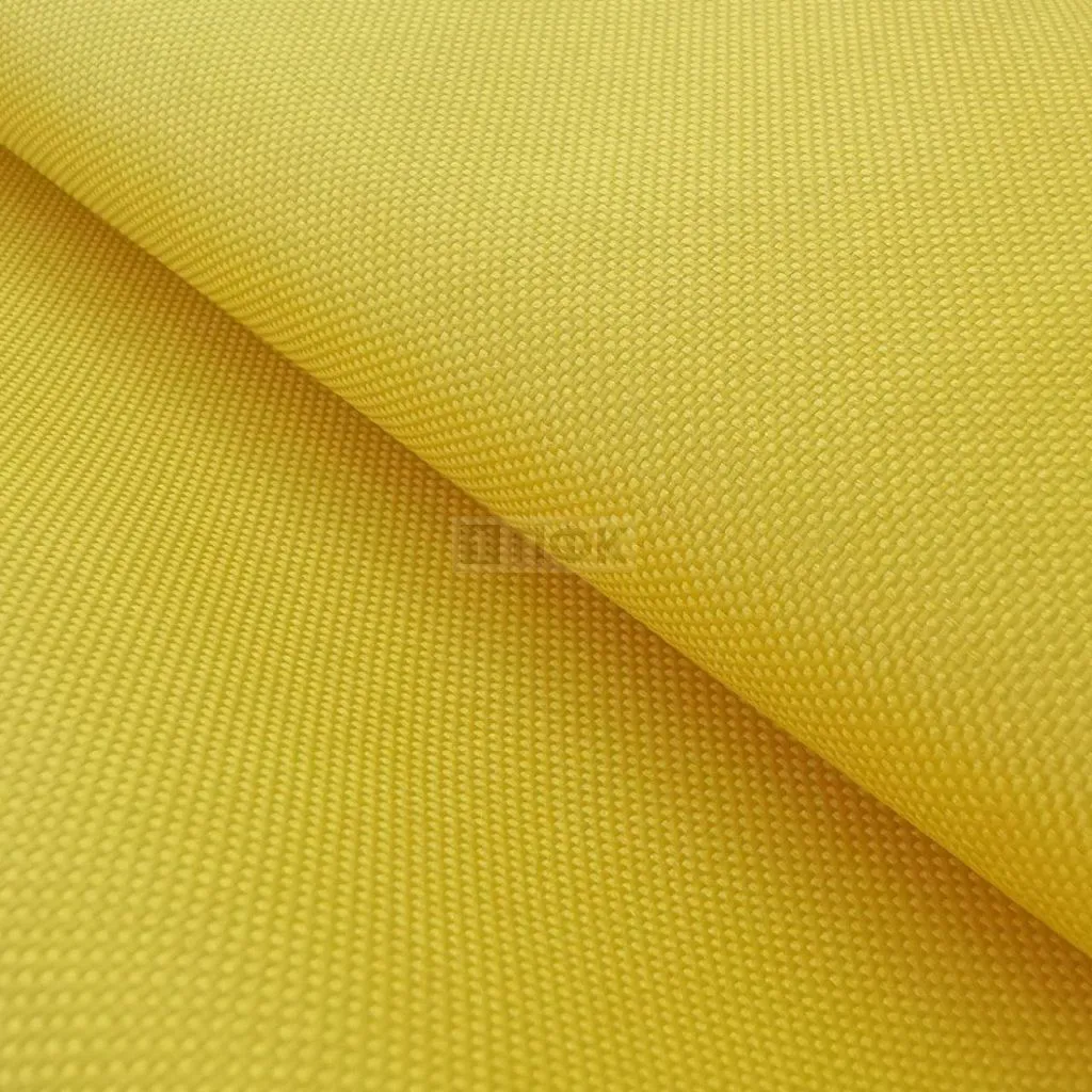 Ткань Oxford 600D PU1000 220гр/м2 шир 150см цв 111 желтый (рул 100м)