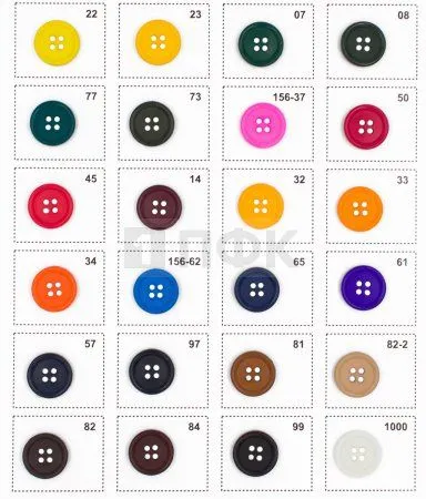 Пуговица КН-30 (Канада) ПП 30мм цв в ассортименте (уп 1000шт)